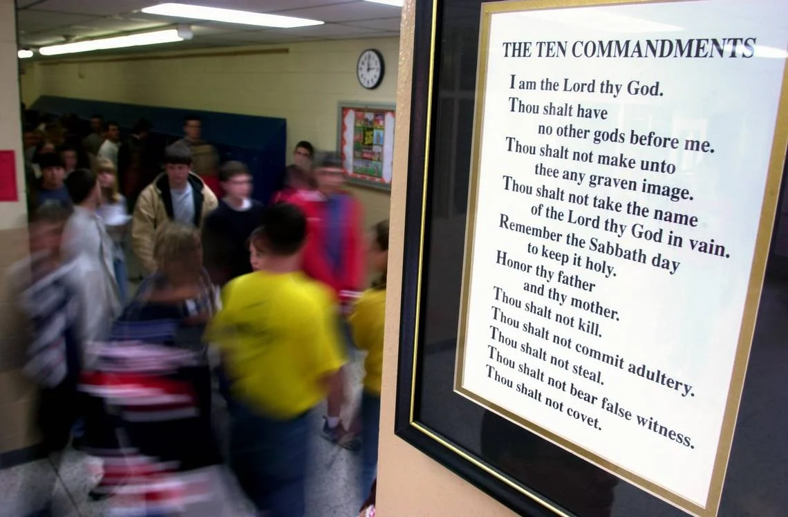 Texas Families Sue to Block Law Mandating Ten Commandments in Public School Classrooms