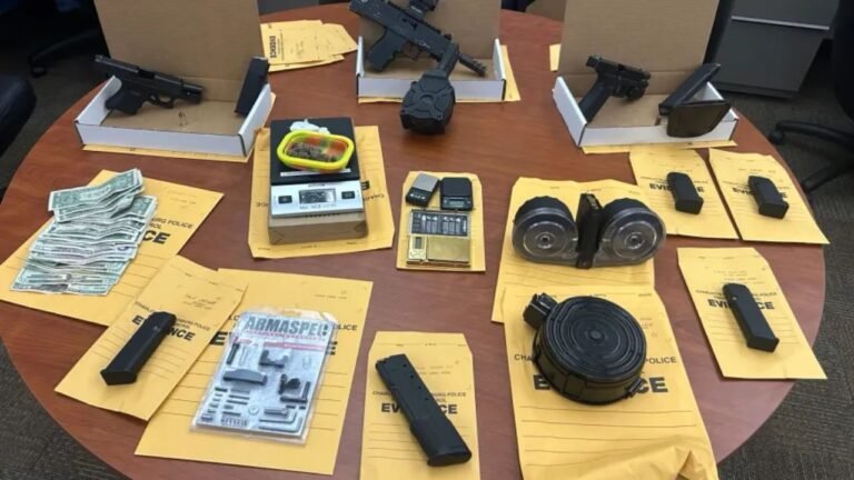 Charlotte Man Faces Multiple Charges After Guns, Magazines, Drugs Seized in Traffic Stop