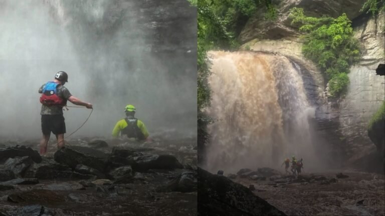 Child Rescued from North Carolina Waterfall After Sudden Flash Flood
