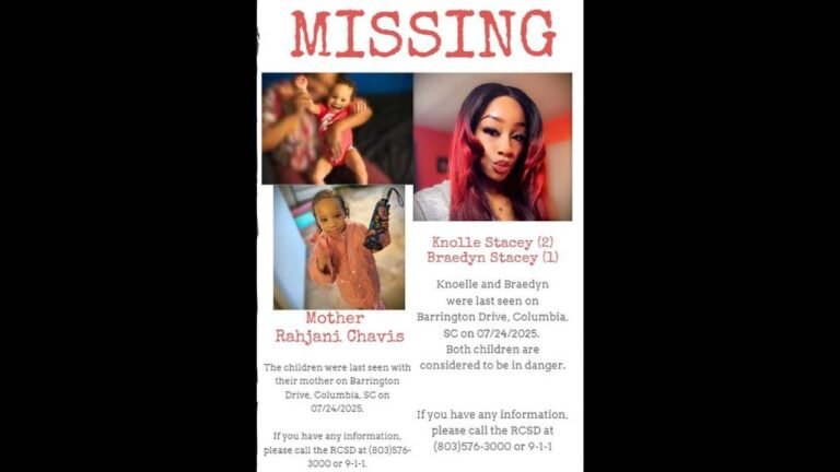 Columbia Authorities Searching for Two Missing Babies Considered in Danger