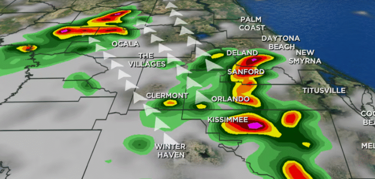 Scattered Thunderstorms Expected Thursday on Florida’s Gulf Coast, Followed by Weekend Heat