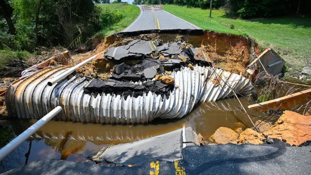 Tropical Storm Chantal Drenches North Carolina With Over 11 Inches of Rain in Some Areas