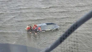 Stranded Boaters Rescued After Clinging to Overturned Vessel Near Edisto Beach