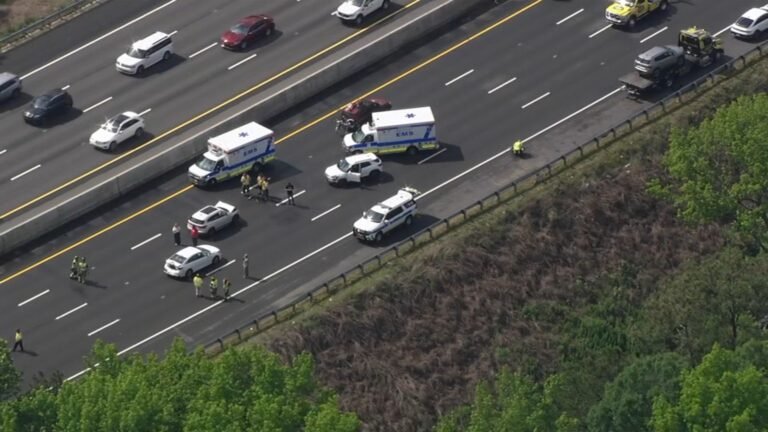 Two Crashes on I-40 in Durham Involve Up to 10 Vehicles, Cause Major Traffic Backups