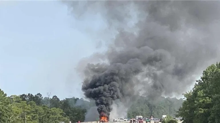 Fiery Dump Truck Crash on Highway 22 Bridge in Horry County Kills Two
