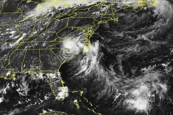Tropical Storm Dexter Forms East of the Carolinas, Expected to Stay Offshore