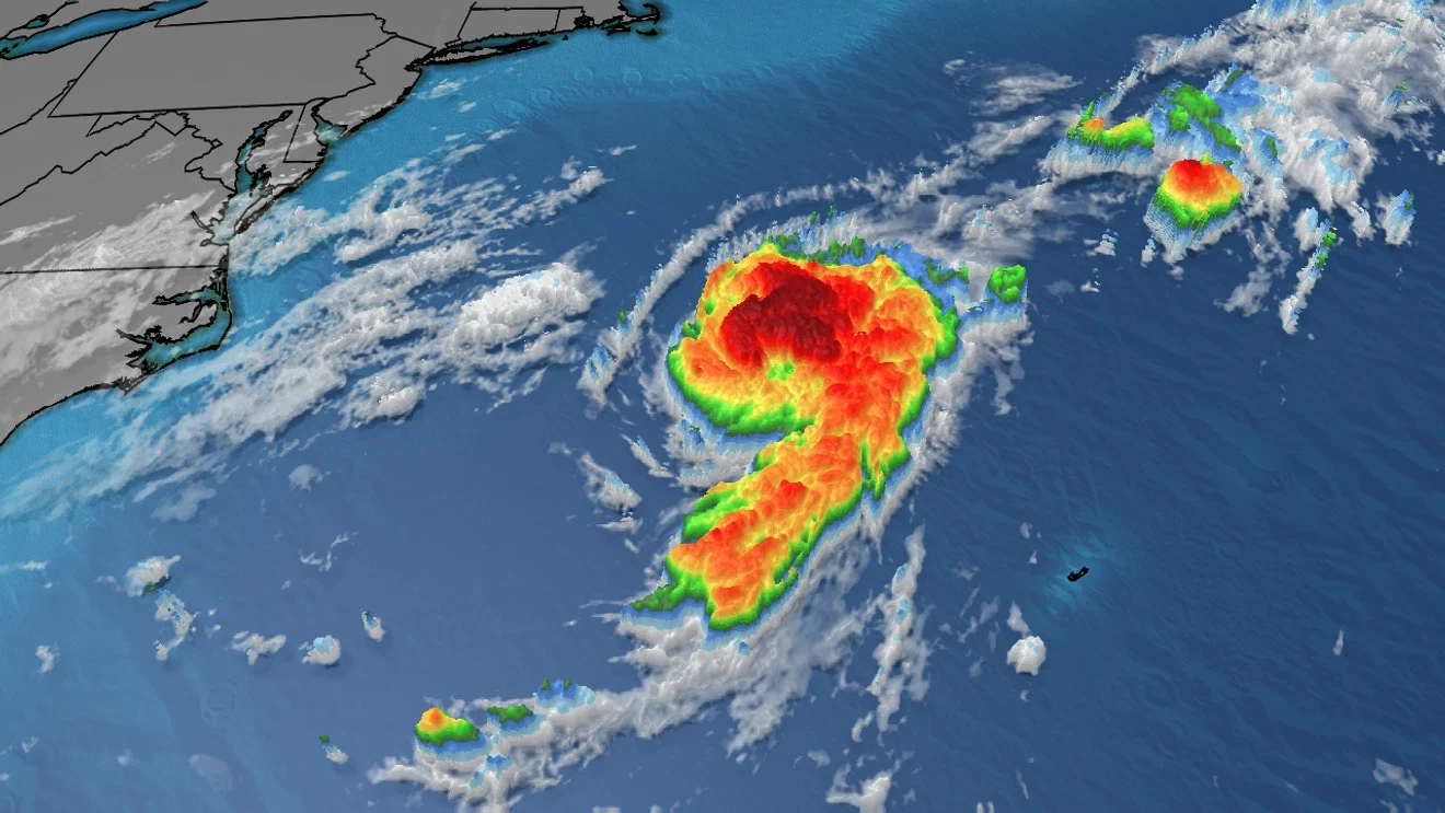 Tropical Storm Dexter Forms Off North Carolina Coast, No Immediate Threat to U.S.