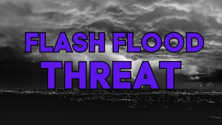 Boise Forecast: Flash Flood Watch in Effect as Tropical Moisture Fuels Heavy Rain Through Thursday