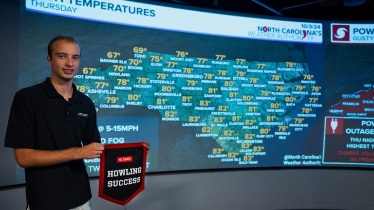 College Student’s Weather Forecasts Gain Wide Following Across North Carolina