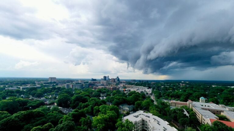 Isolated Storms in Charlotte as Hurricane Erin Impacts Eastern North Carolina