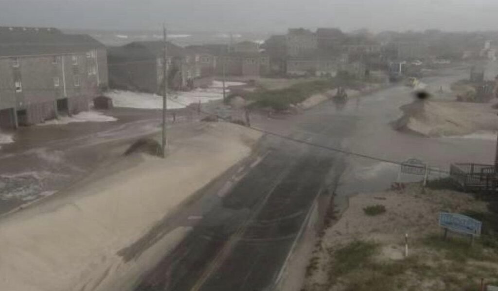 NC Highway 12 Remains Closed as NCDOT Battles Overwash from Hurricane Erin
