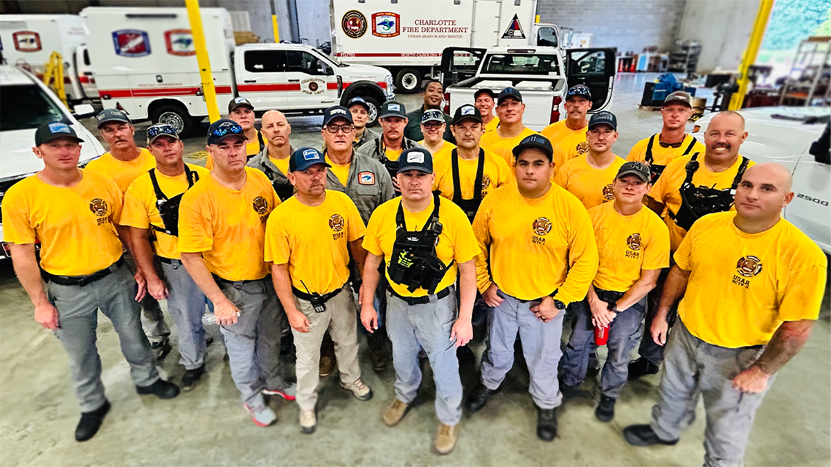 Charlotte Fire Crews Deploy to Coast Ahead of Hurricane Erin’s Approach