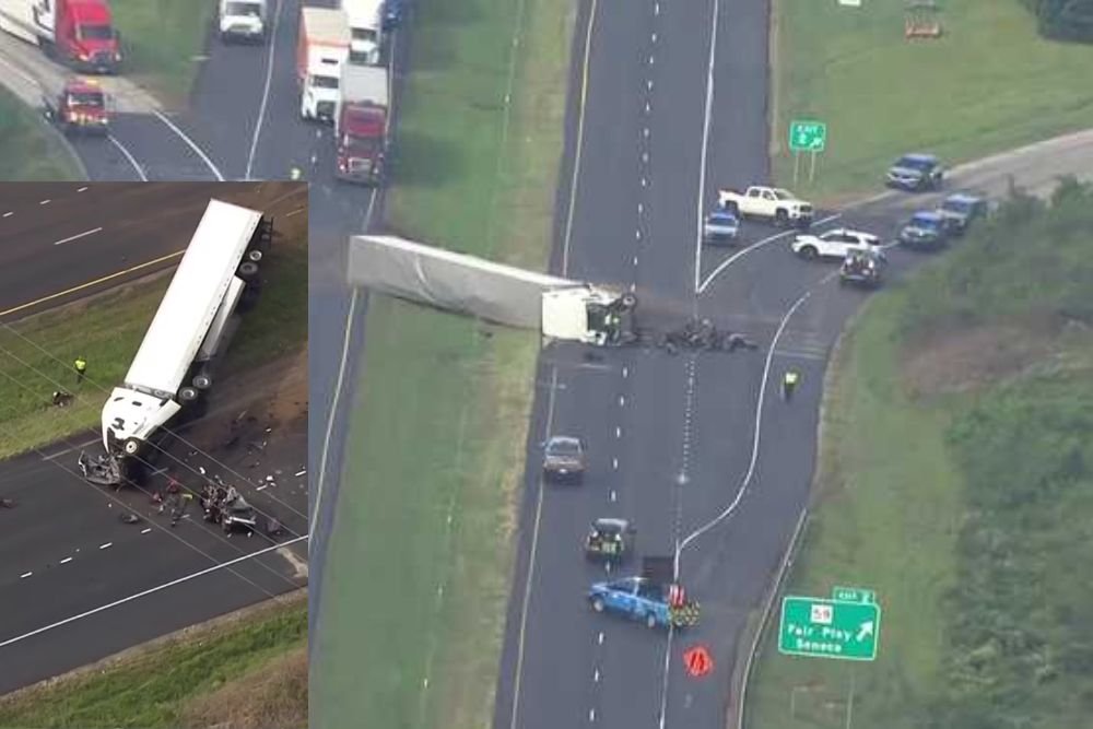 Deadly I-85 Crash Near SC-GA Line Involving Tractor-Trailer Leaves One Dead, Three Injured