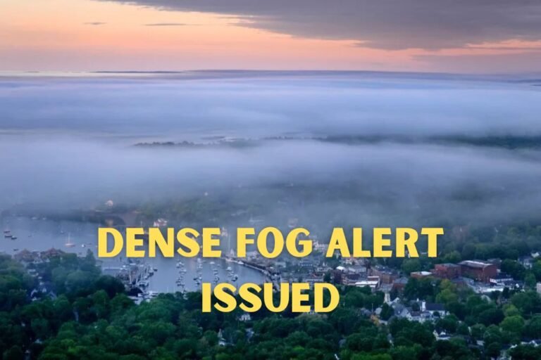 Dense Fog Alert Issued