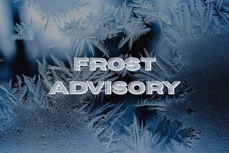Frost Advisory Issued for Western Maryland and Eastern West Virginia