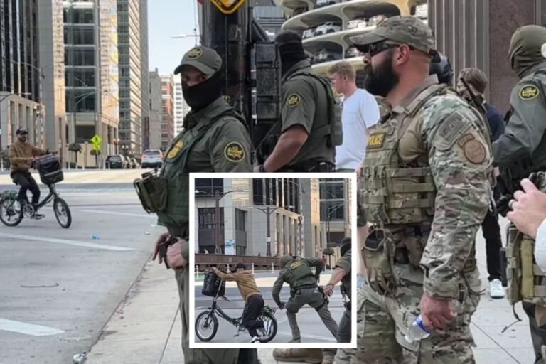 ICE Agents Caught on Video Chasing Delivery Worker Through Downtown Chicago Streets