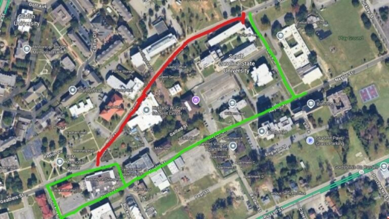Road Closures Planned at SC State University for Construction Work Beginning Sept. 10
