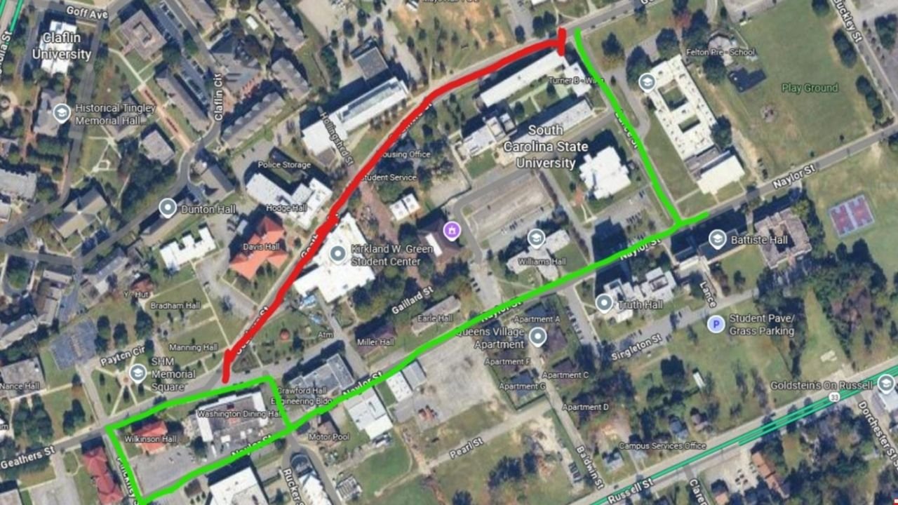 Road Closures Planned at SC State University for Construction Work Beginning Sept. 10