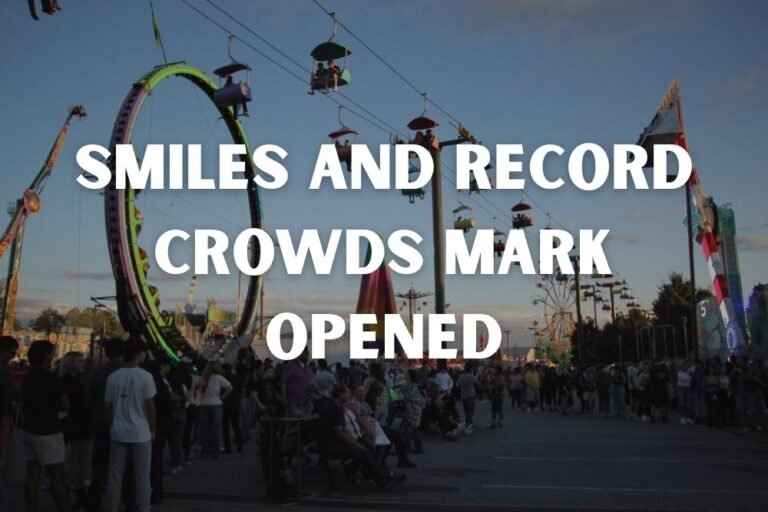 Smiles and Record Crowds Mark Opened