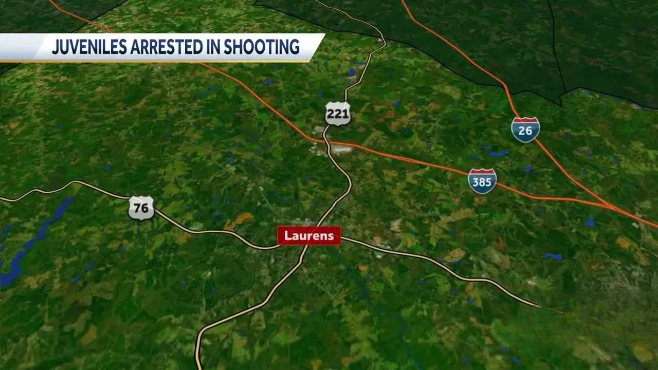 Three Juveniles Arrested After Shooting in Laurens, South Carolina