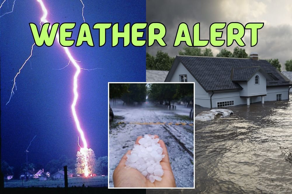 Thunderstorms, Hail, and Flash Flooding Threaten Northern California Into Early Tuesday