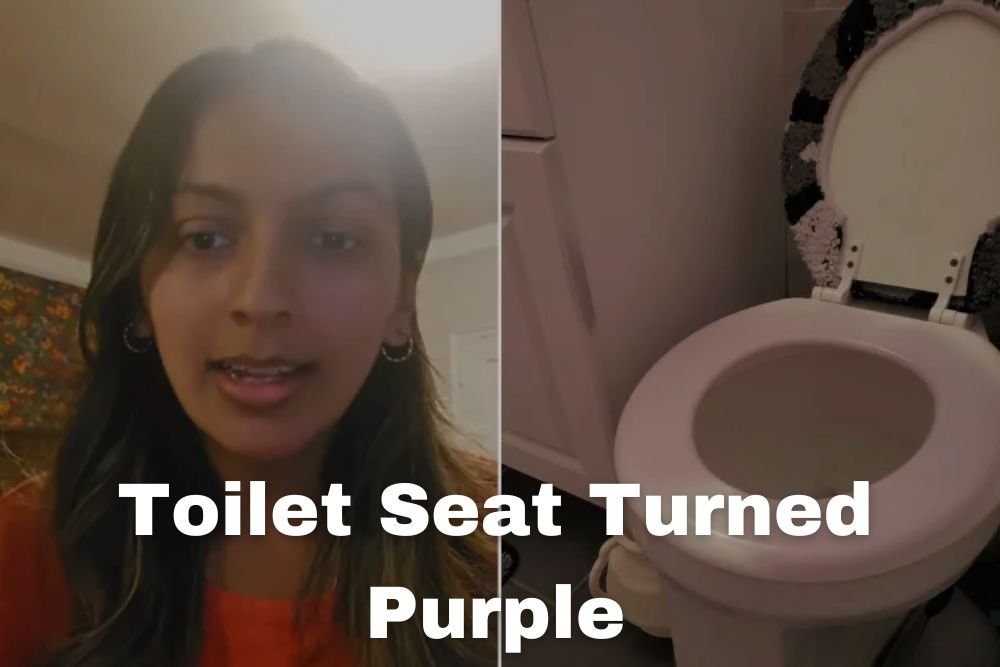 Woman Perplexed When Her Toilet Seat Turned Purple, Pregnancy Revelation Followed