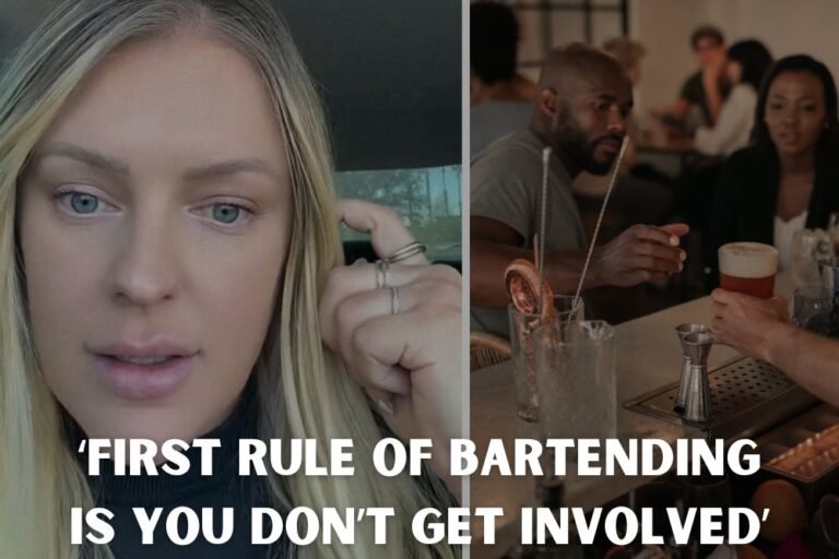 ‘First Rule Of Bartending Is You Don’t Get Involved’: Bartender Says She Broke the “First Rule” After Catching Regular in Suspected Affair