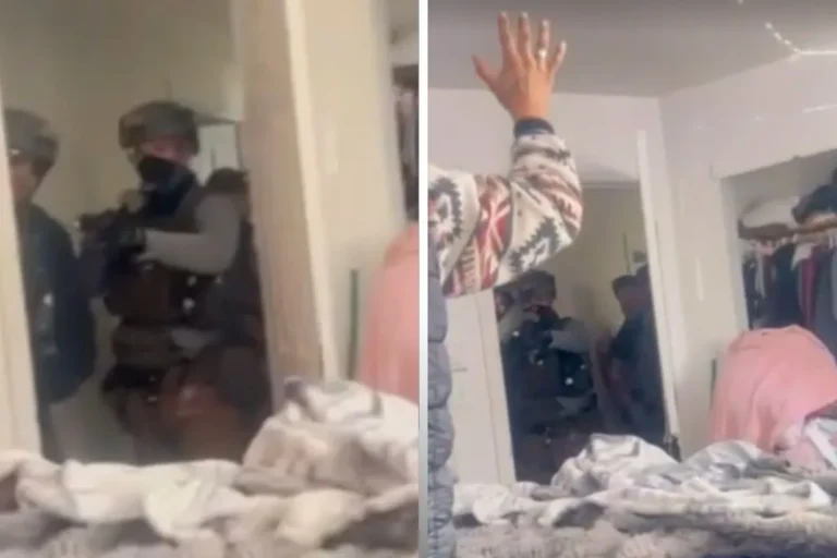 Viral Video Shows ICE Agents Breaking Down Door as Mom Screams, Baby Cries During Arrest in Washington