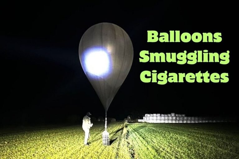 Balloons Smuggling Cigarettes