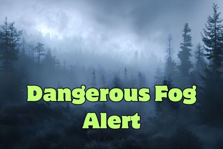 Dangerous Fog Alert