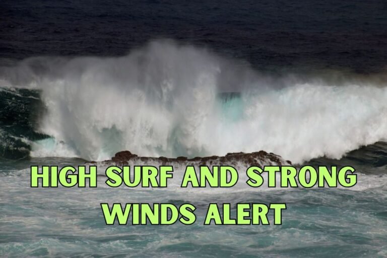 High Surf And Strong Winds Alert
