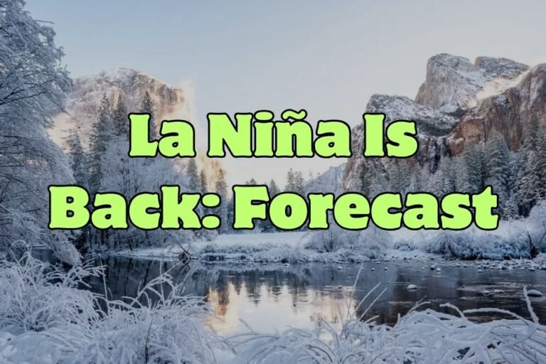 La Niña Is Back: Forecast