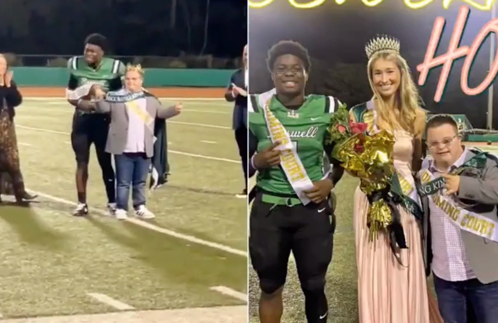 Georgia High School Quarterback Gives Homecoming Crown to Boy With Down Syndrome