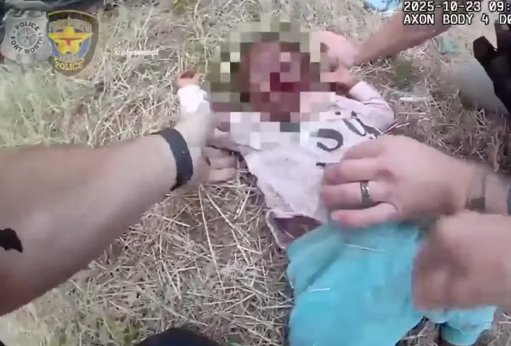 Texas Police Officers Perform CPR to Save Baby Trapped Under Overturned Vehicle