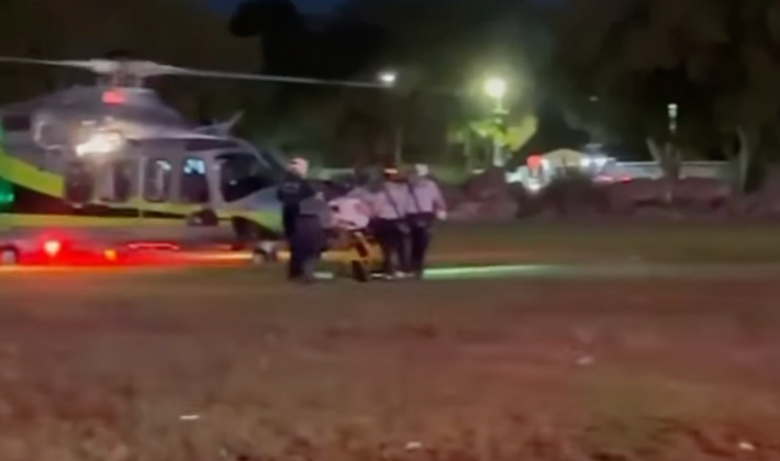 Miami-Dade Firefighters Rescue Two People After Early Morning Rollover Crash