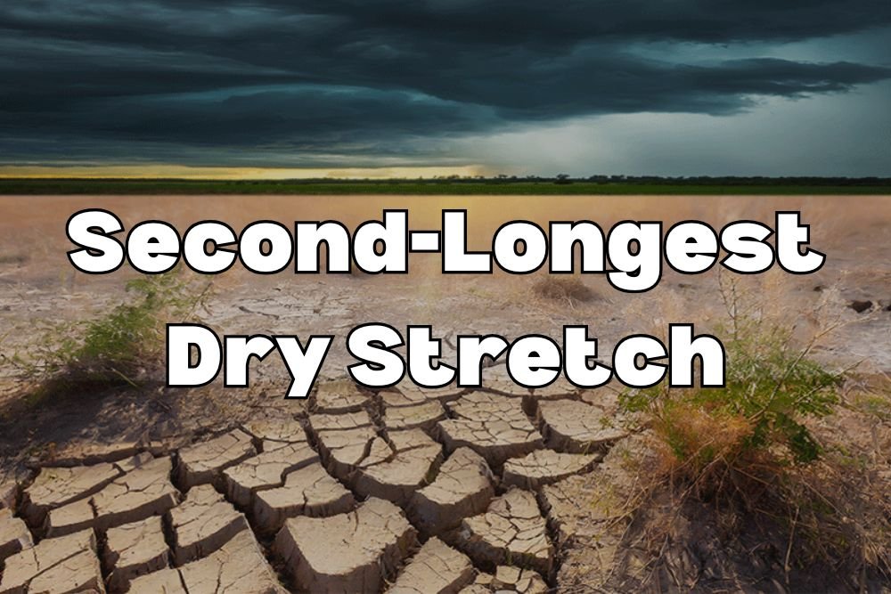 Second-Longest Dry Stretch