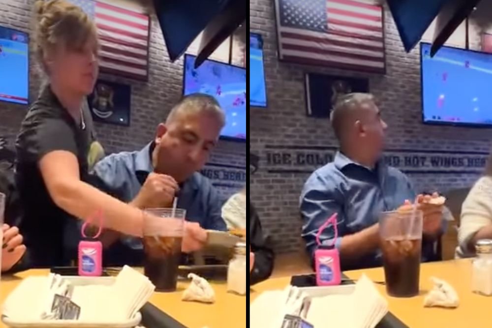 Viral Video Shows Waitress Taking Man’s Food When He Was Eating — Not Finished Yet