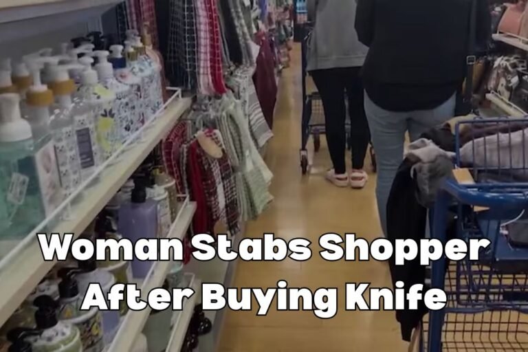 Woman Stabs Shopper After Buying Knife