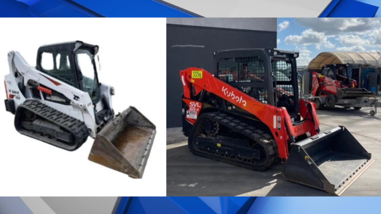 Georgia Man Arrested for Stealing Two Skid Steers in Monroe County