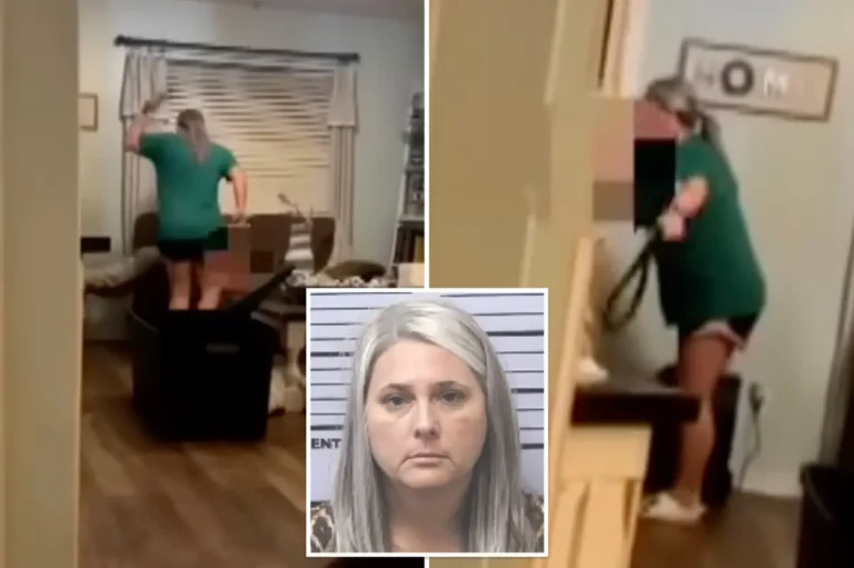 Alabama ‘Teacher of the Year’ Arrested After Viral Video Shows Her Repeatedly Beating Son With a Belt Inside Mobile Home