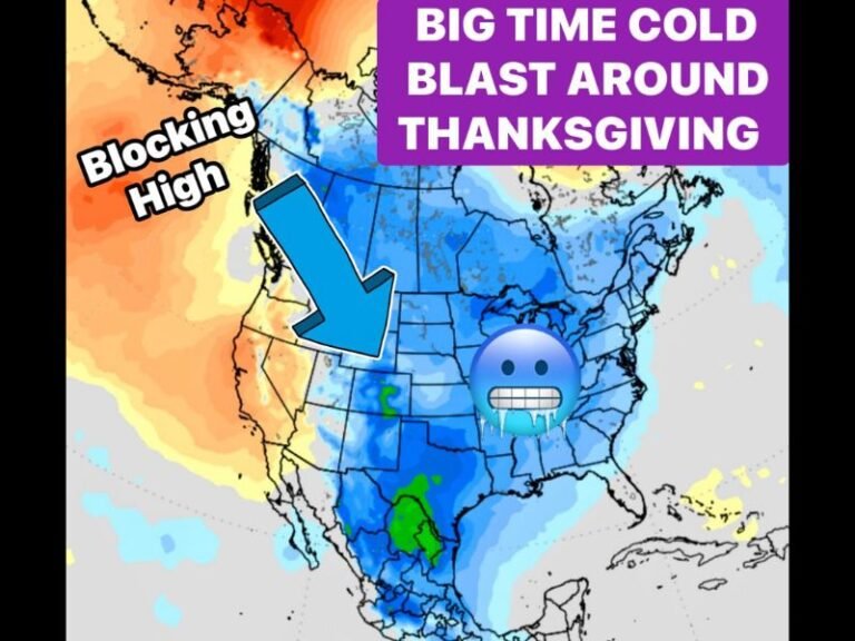 Arctic Blast to Hit Texas, Midwest, and Great Plains Around Thanksgiving as Sudden Stratospheric Warming Event Unfolds