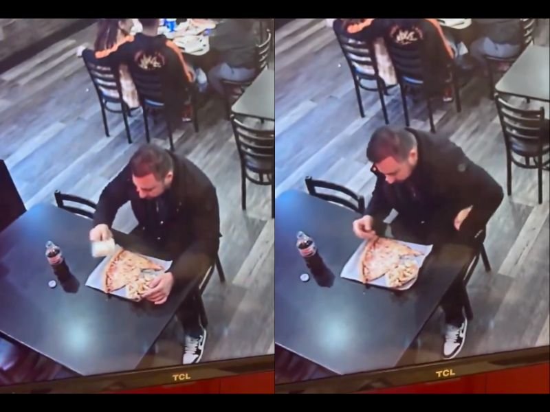 Chicago Pizzeria Theft Caught on Camera as Customer Slips Parmesan Shaker into Pocket