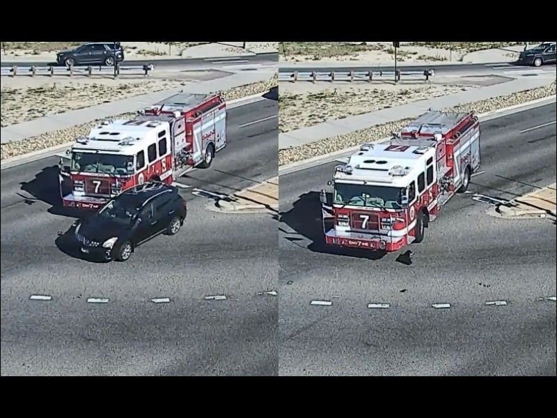 Colorado Driver Crashes Into Fire Truck While It Was Responding to Emergency Call