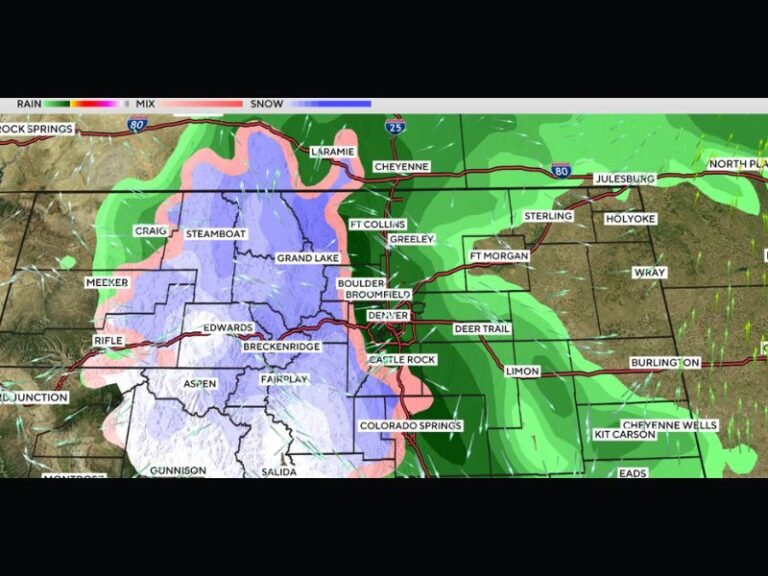 Colorado Weather Alert: Storm System Expected to End Dry Streak with Rain and Snow Next Weekend