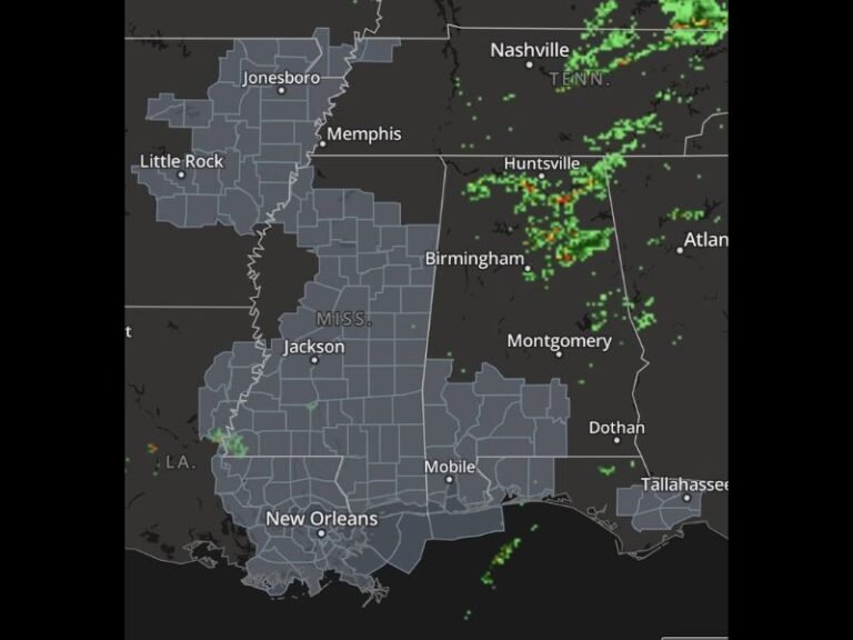 Dense Fog Advisory Issued Across Mississippi, Louisiana, and Alabama as Visibility Drops Below One-Quarter Mile