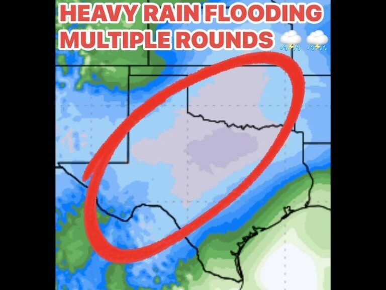 Heavy Rain and Flash Flood Threat Expected for Texas and Oklahoma Midweek as Multiple Storm Waves Move In