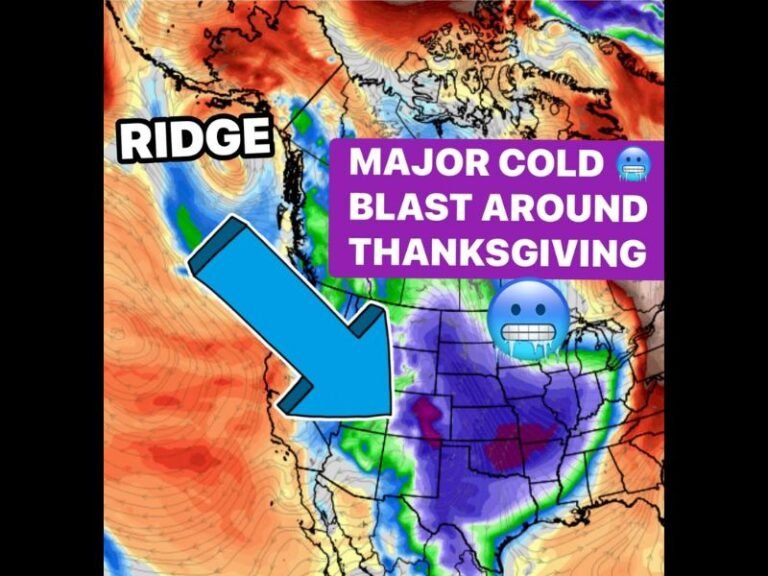 Major Arctic Cold Blast Expected Around Thanksgiving as New Pattern Shift and Sudden Stratospheric Warming Threaten Early Winter Surge