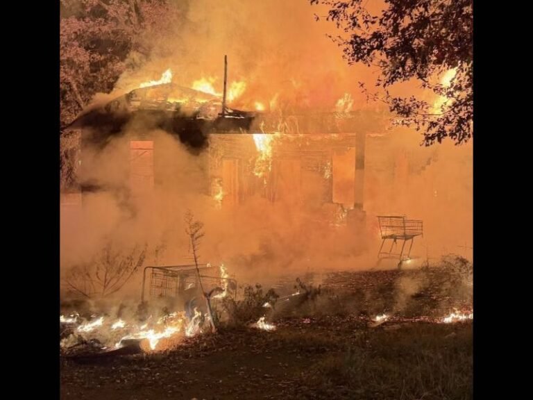 Massive Late-Night Fire Destroys Abandoned Seneca Home on Ames Street