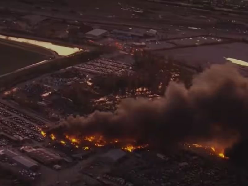 UPS Cargo Jet Crashes Near Louisville Airport, Killing Three and Sparking Massive Fireball