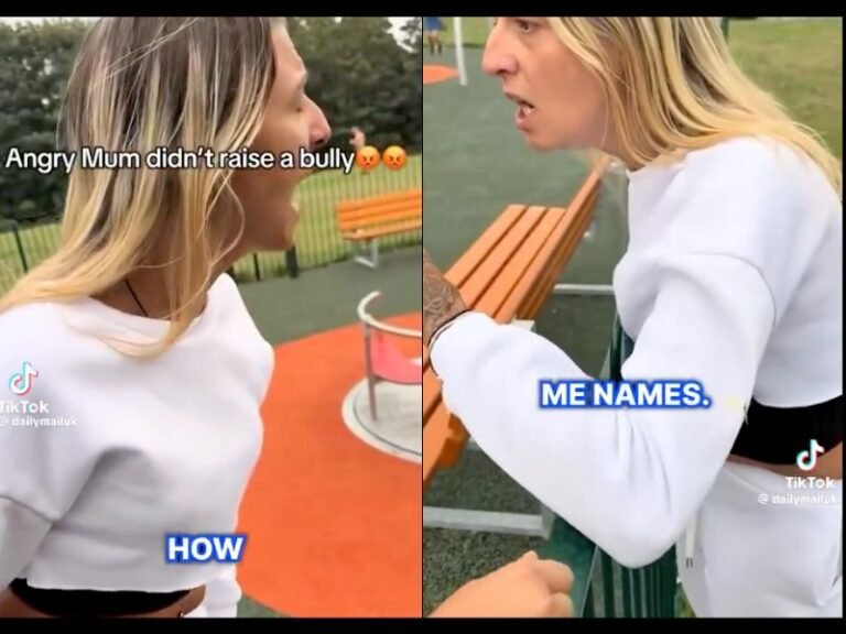 Viral Video Shows Furious Mom Publicly Scolding Her Son After He Bullied an Autistic Child at Playground